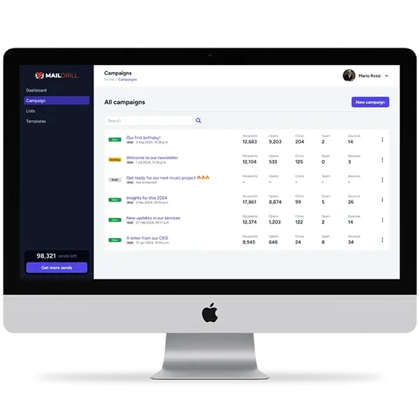 Maildrill - Email Marketing Saas